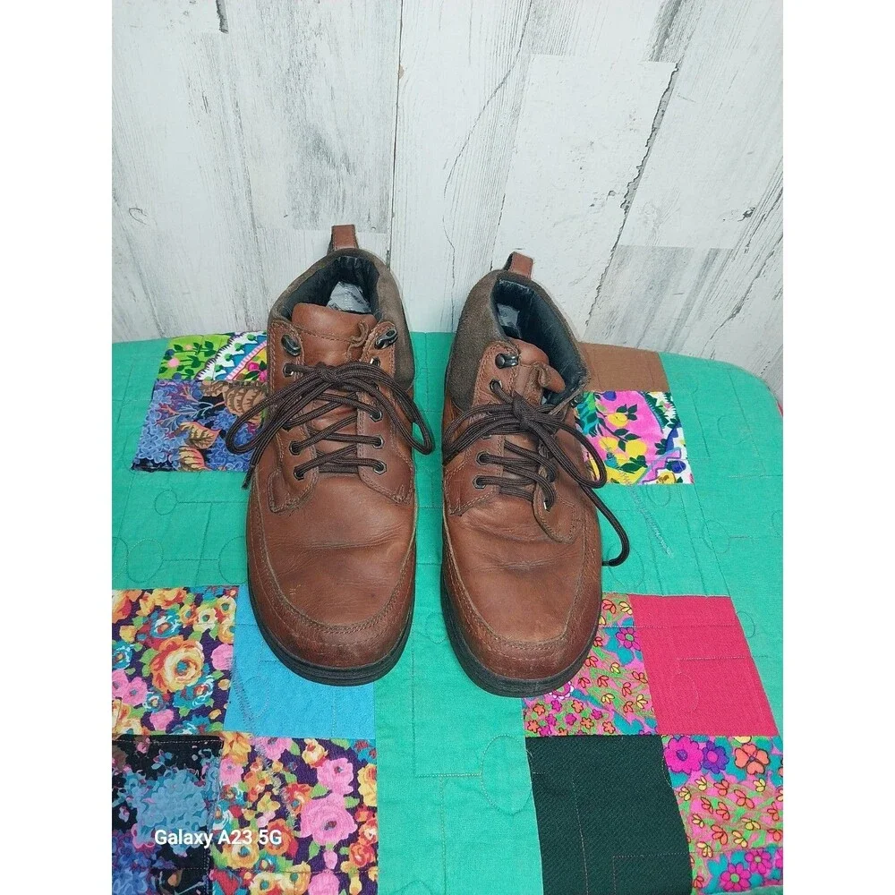 Abeo 24/7 Ridley Boots Lace Up Slip Resistance Brown Men's Size 11.5